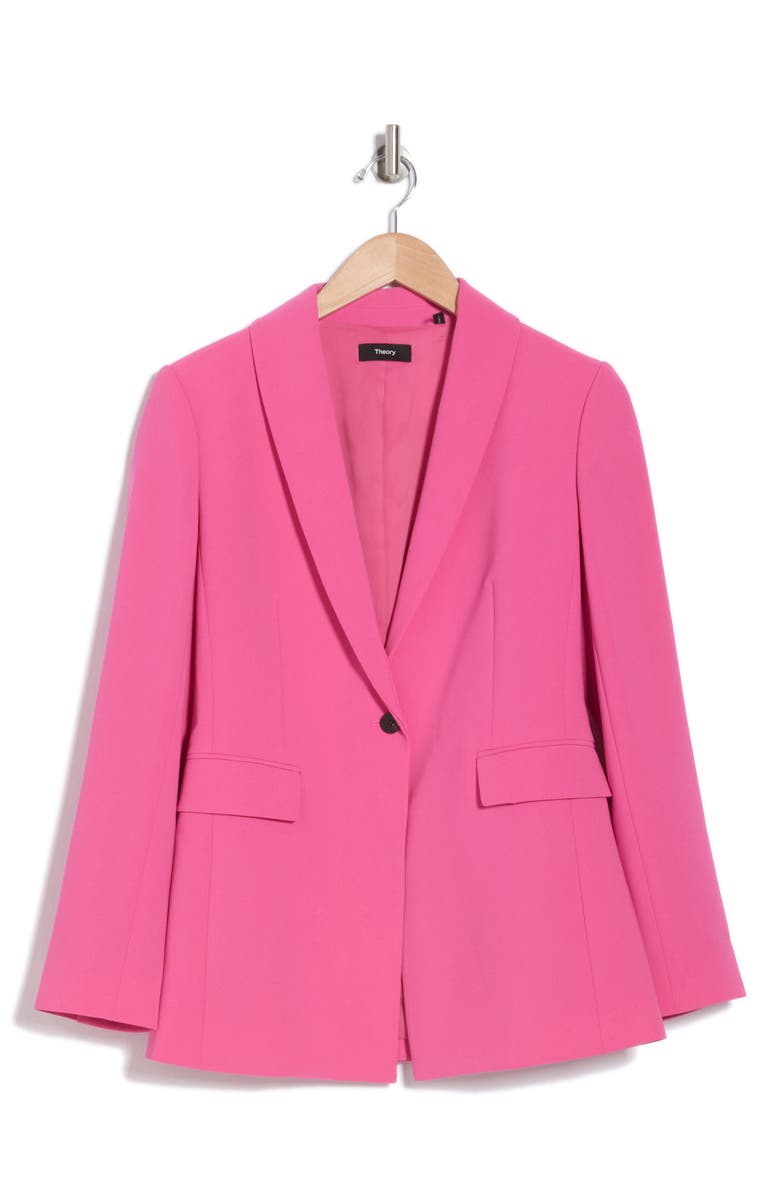 Theory Shawl Collar Power Blazer Jacket, Alternate, color,