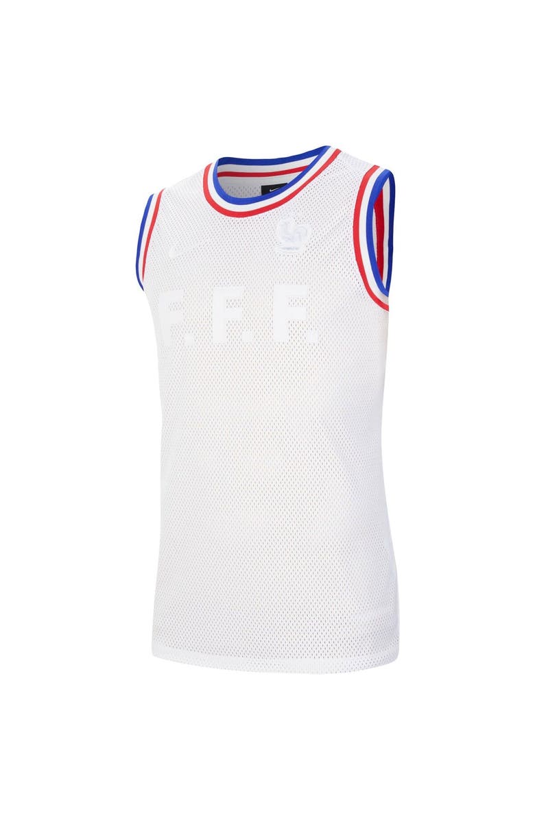Nike Men's Nike White France National Team Basketball Jersey, Alternate, color, White