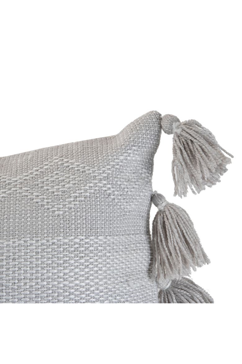 Adeline Outdoor Decorative Accent Pillow 14" x 22", Alternate, color, Gray