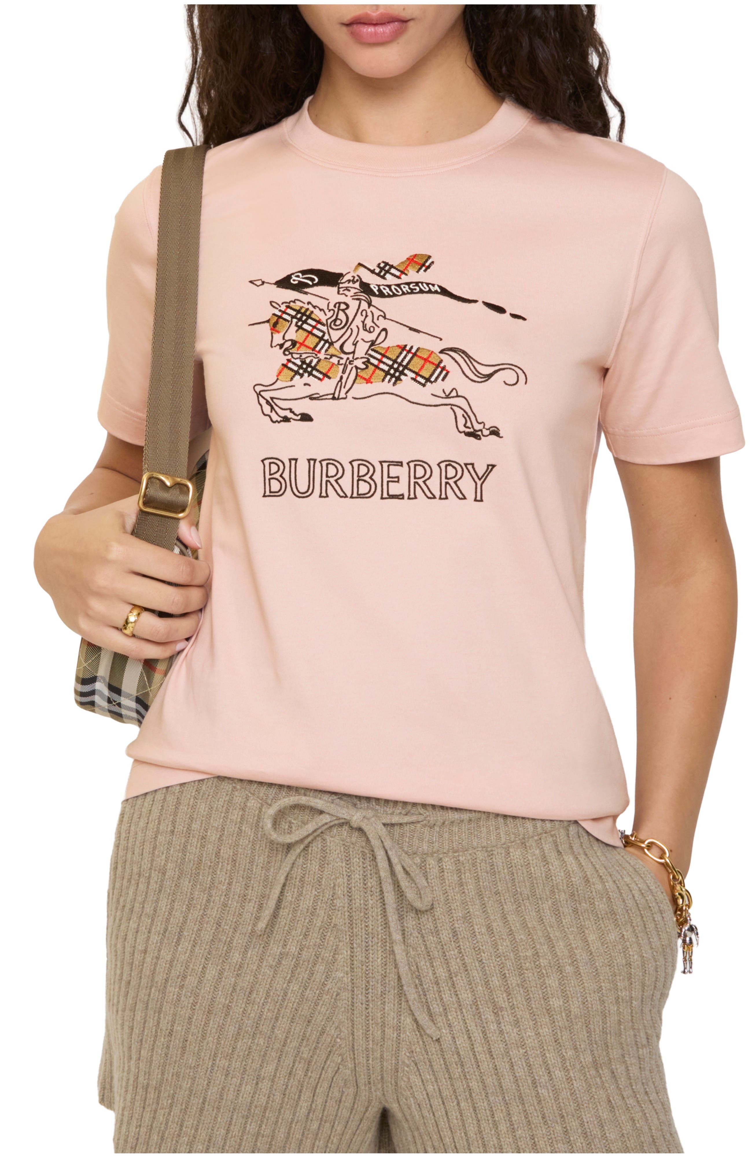 Knight Sketch Cotton T-shirt - image 3