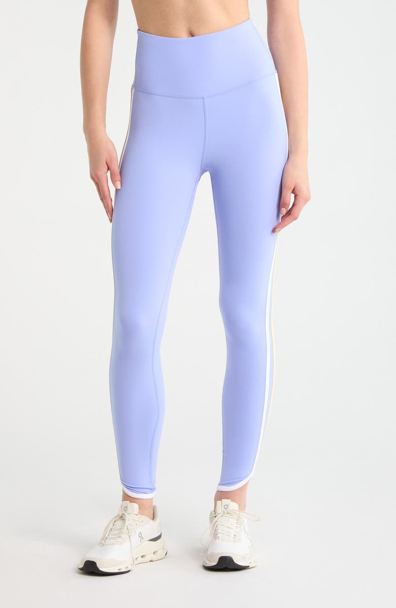 MPG Cloud Duo Stripe Leggings, Main, color, Jacaranda
