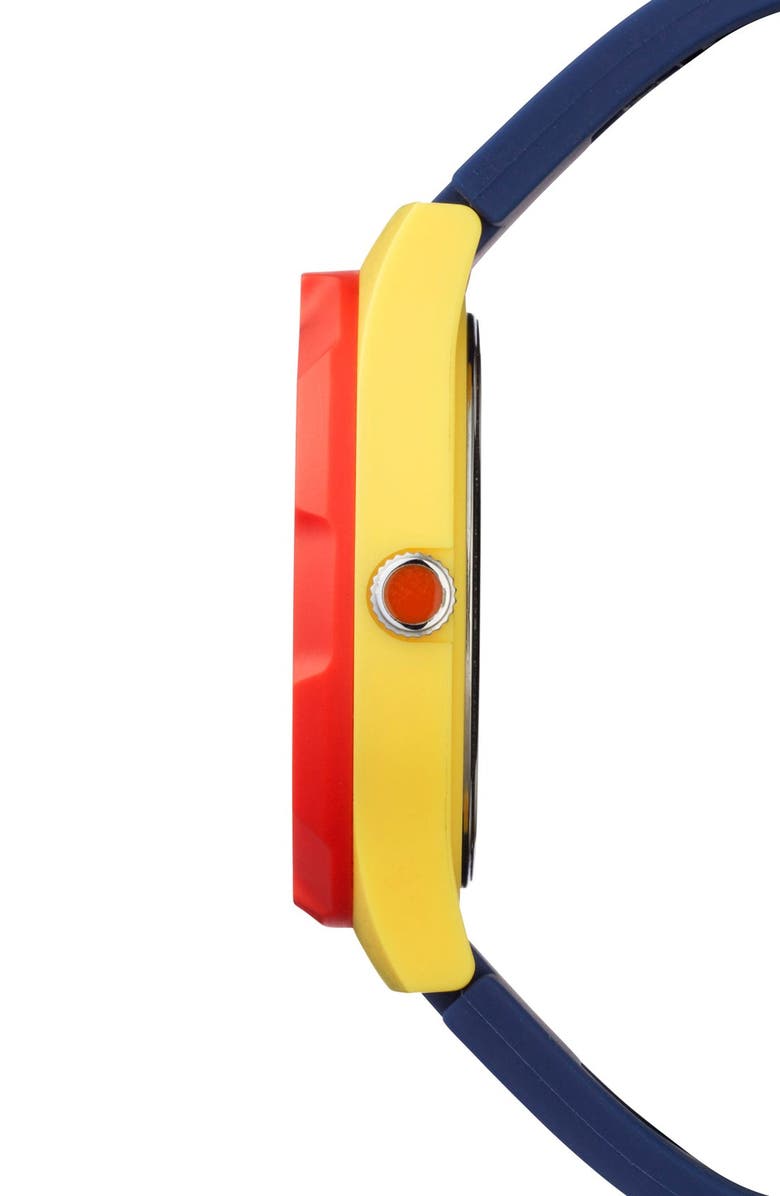 Jack Spade 'Graphic' Colorblock Watch, 38mm, Alternate, color, 