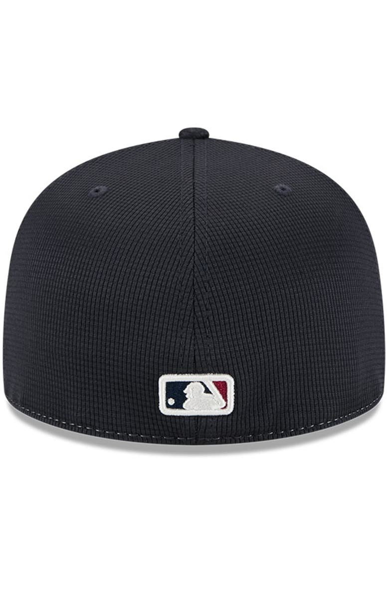New Era Men's New Era Navy/White Cleveland Guardians City Connect Batting Practice 59FIFTY Fitted Hat, Alternate, color, Navy