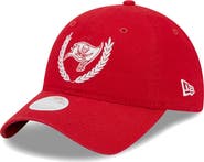 New Era Women's New Era Red Tampa Bay Buccaneers Leaves 9TWENTY Adjustable Hat