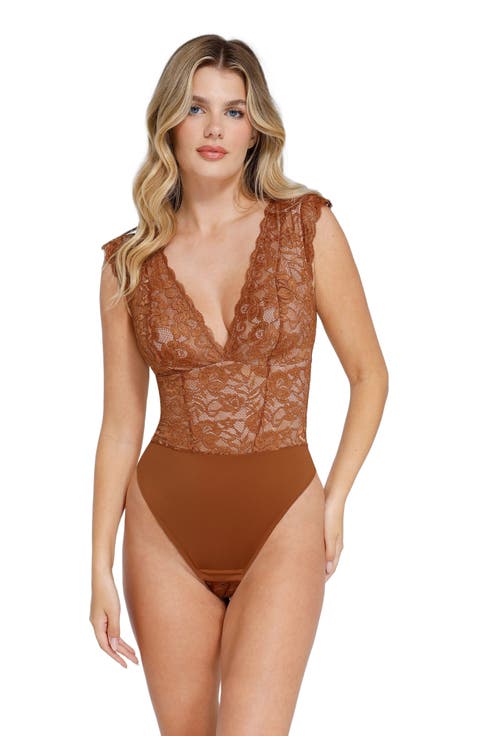 Shapewear Sculpting Lace Bodysuit
