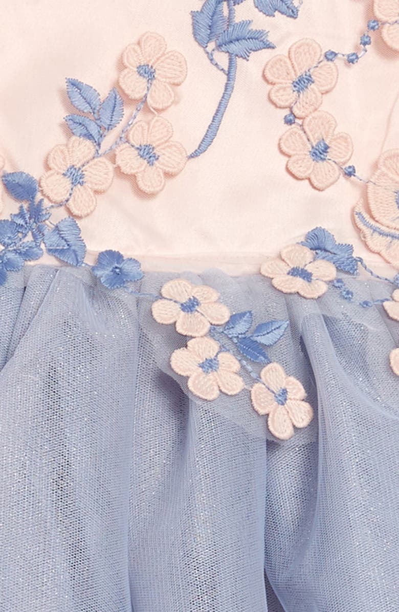 BLUSH by Us Angels Embroidered Mesh Dress, Alternate, color,