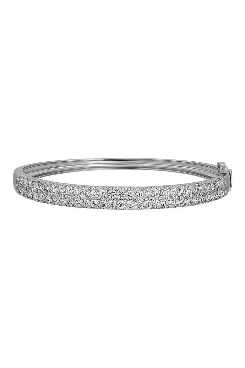 Diamond Bangle, Main, color, WHITE