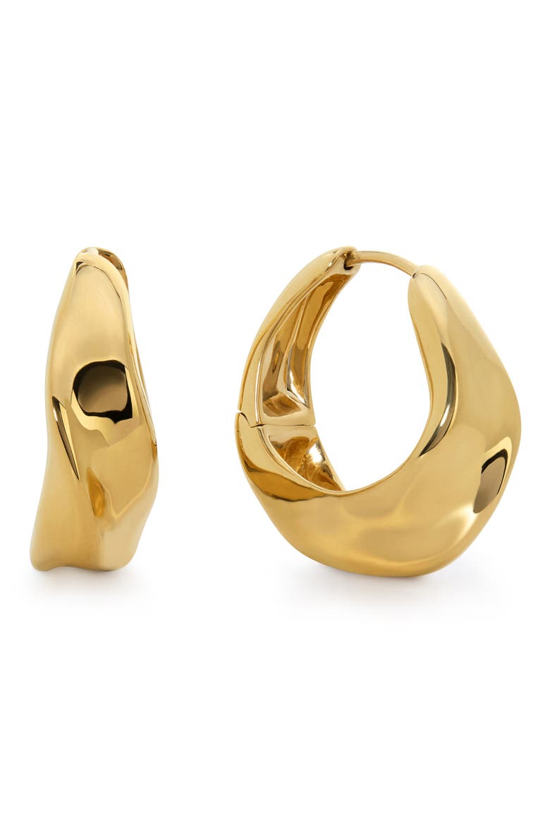Nomade Medium Hoop Earrings, Main, color, 18K GOLD VERMEIL