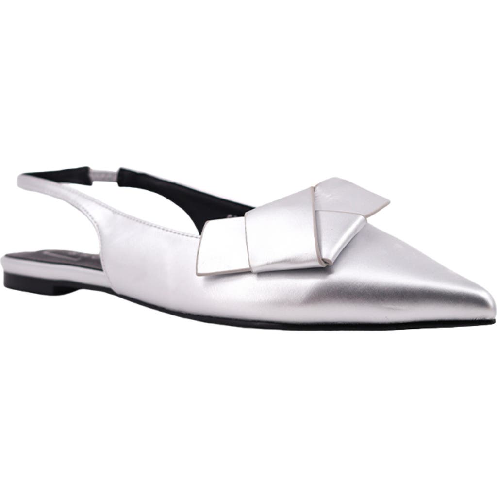 Shushop Audrey Pointed Toe Slingback Flat