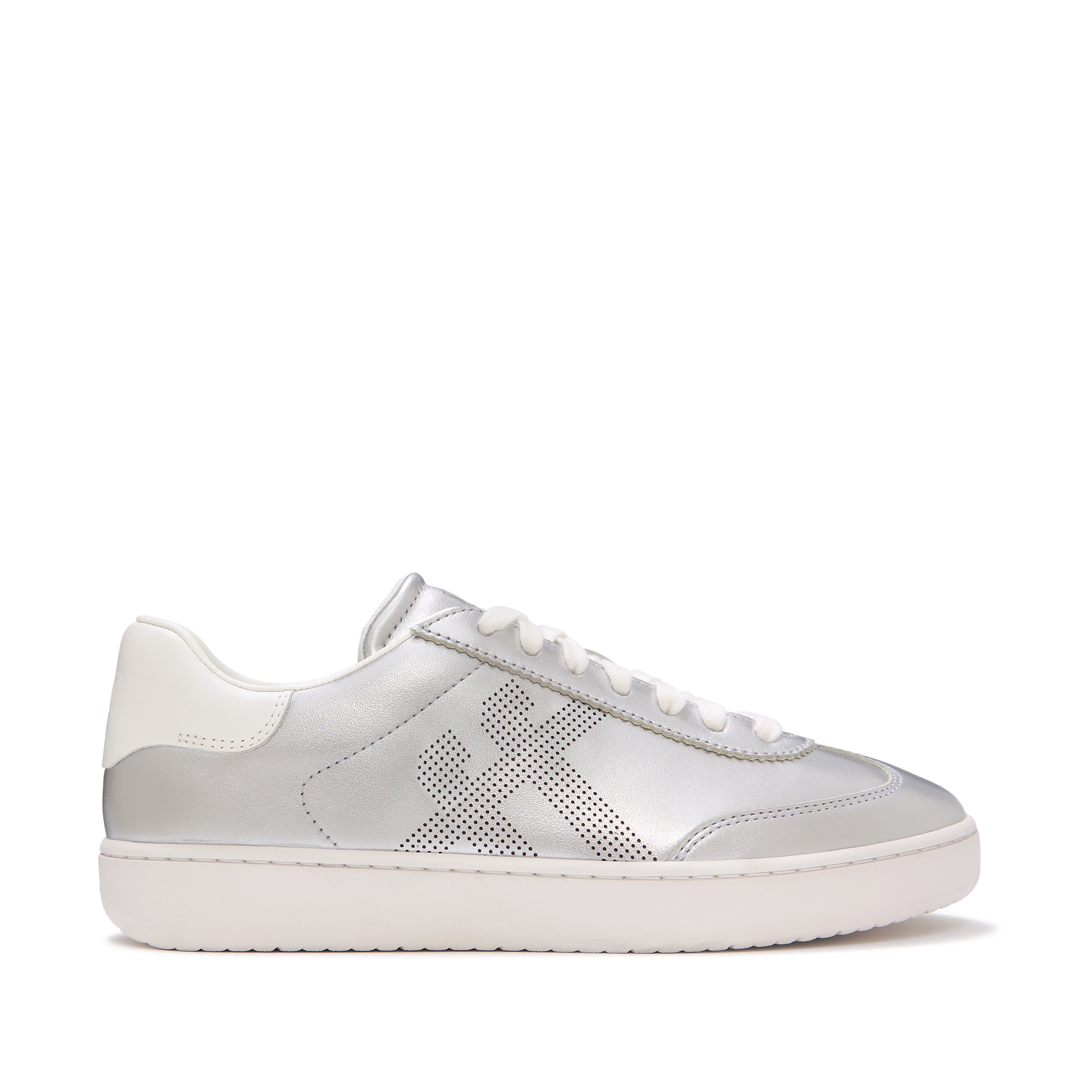 The Dash FF Metallic T-Toe Sneakers, Alternate, color, Silver