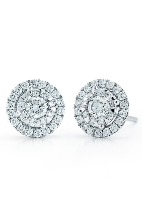 'Sunburst' Diamond Stud Earrings