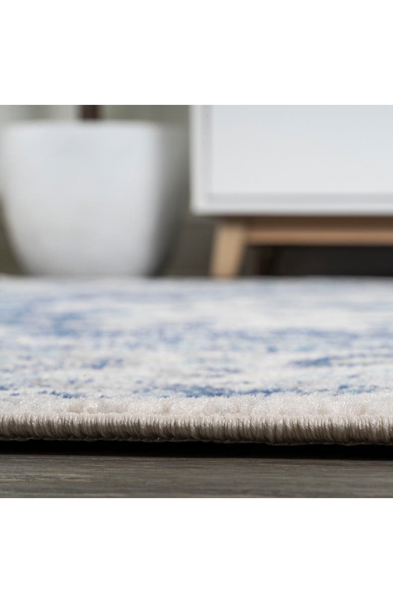 JONATHAN Y Indhira Ornate Medallion Persian Area Rug, Alternate, color, Blue/Gray