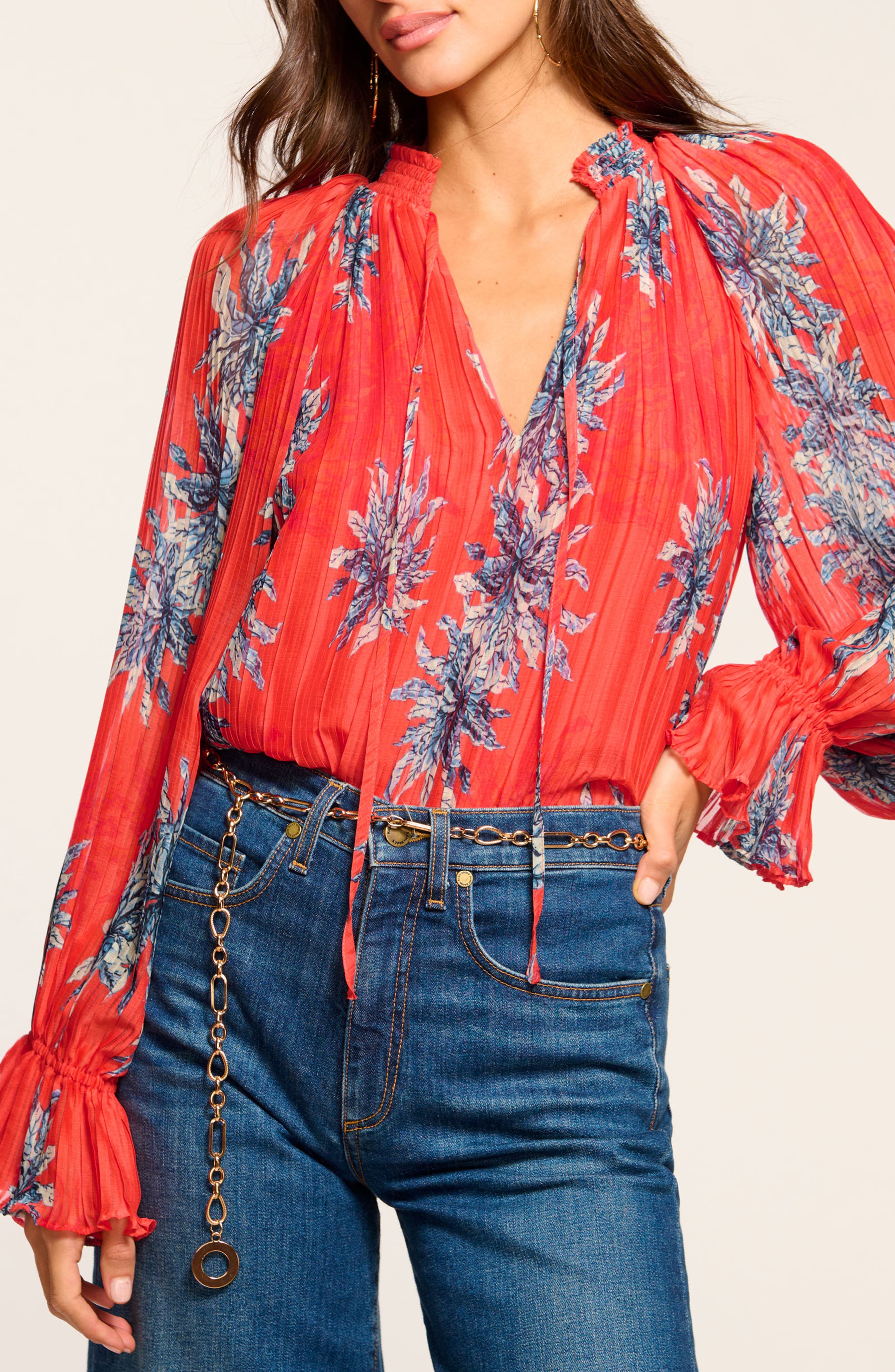 Kassie Floral Print Top