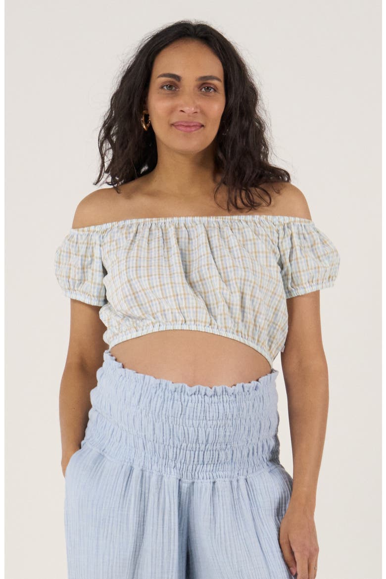 Maternity and Nursing Crop-Top Paloma, Main, color, Multicolor