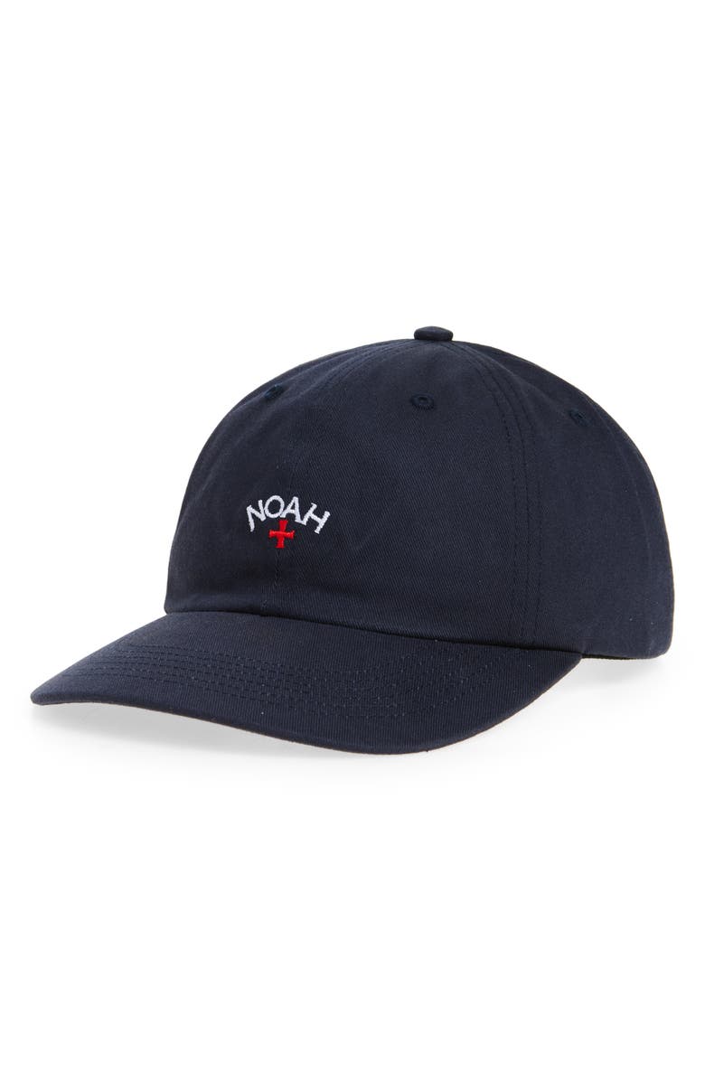 Noah Core Logo Baseball Cap, Main, color, Navy