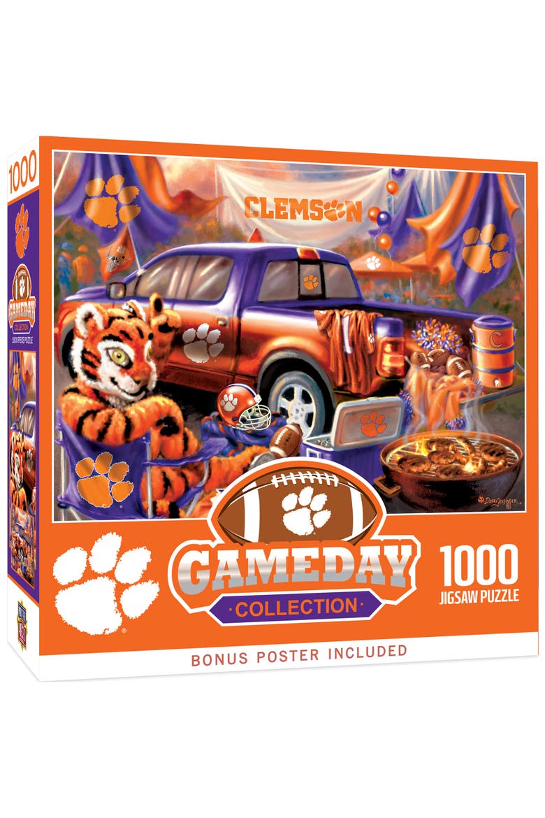 Clemson Tigers Gameday 1000 Piece Puzzle, Main, color, Multicolor
