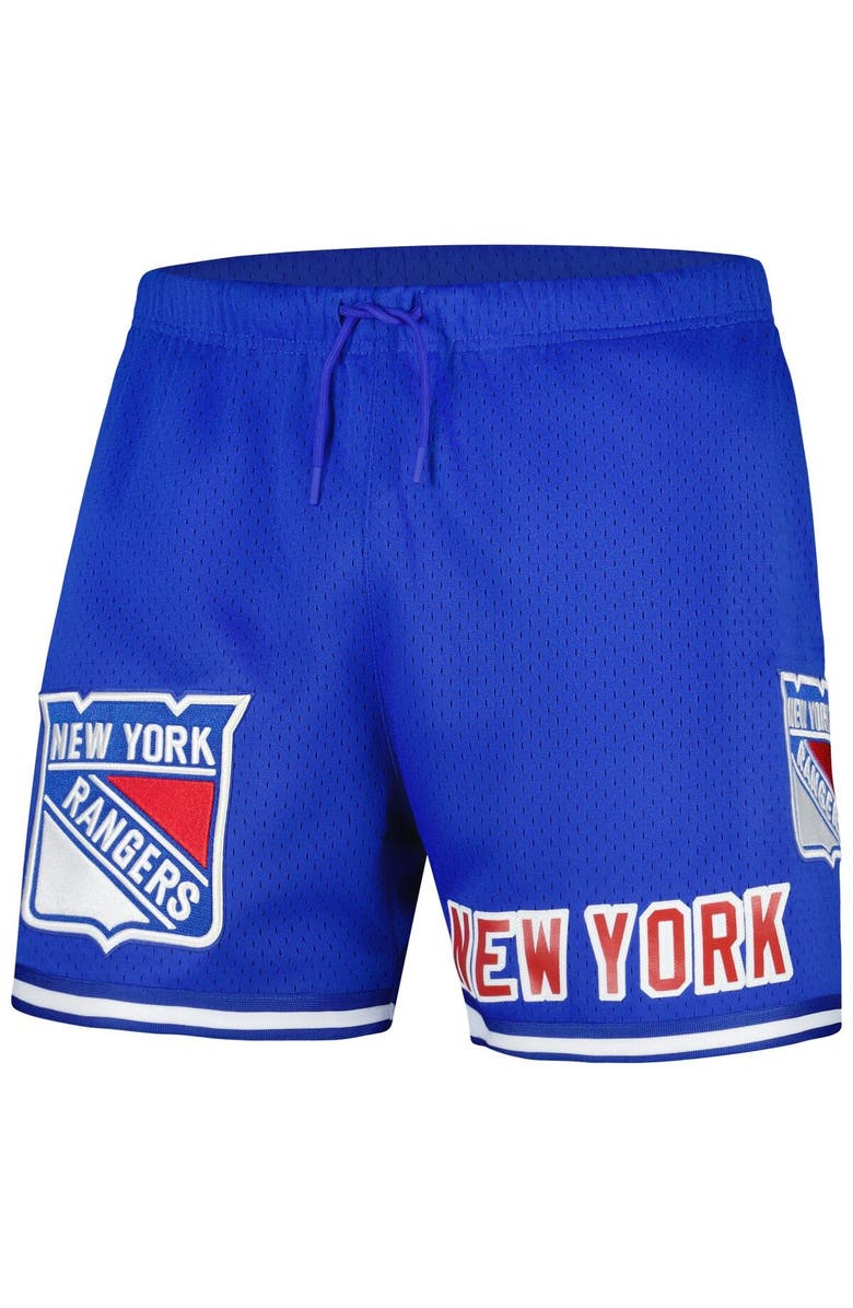 PRO STANDARD Men's Pro Standard Royal New York Rangers Classic Mesh Shorts, Alternate, color, Royal
