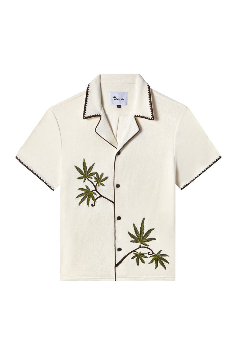 'Cabannabis' Cabana, Main, color, Ivory