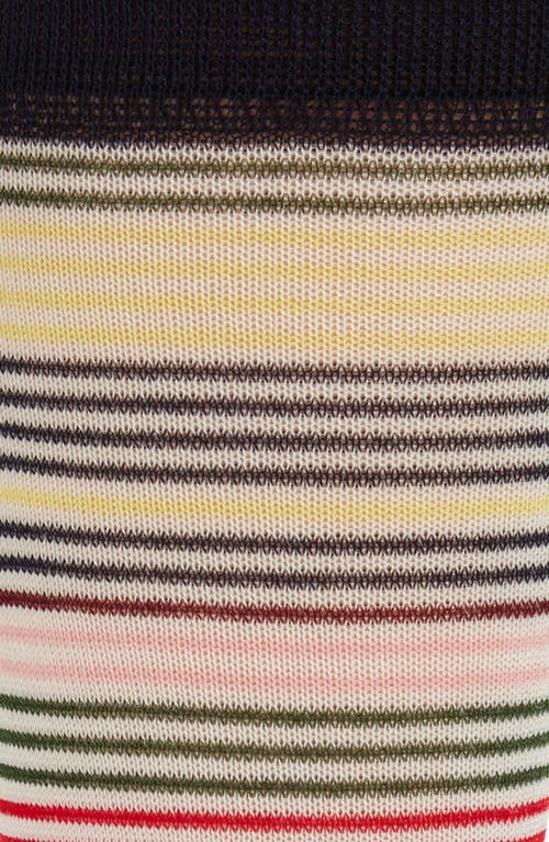 Paul Smith Idris Stripe Cotton Blend Dress Socks