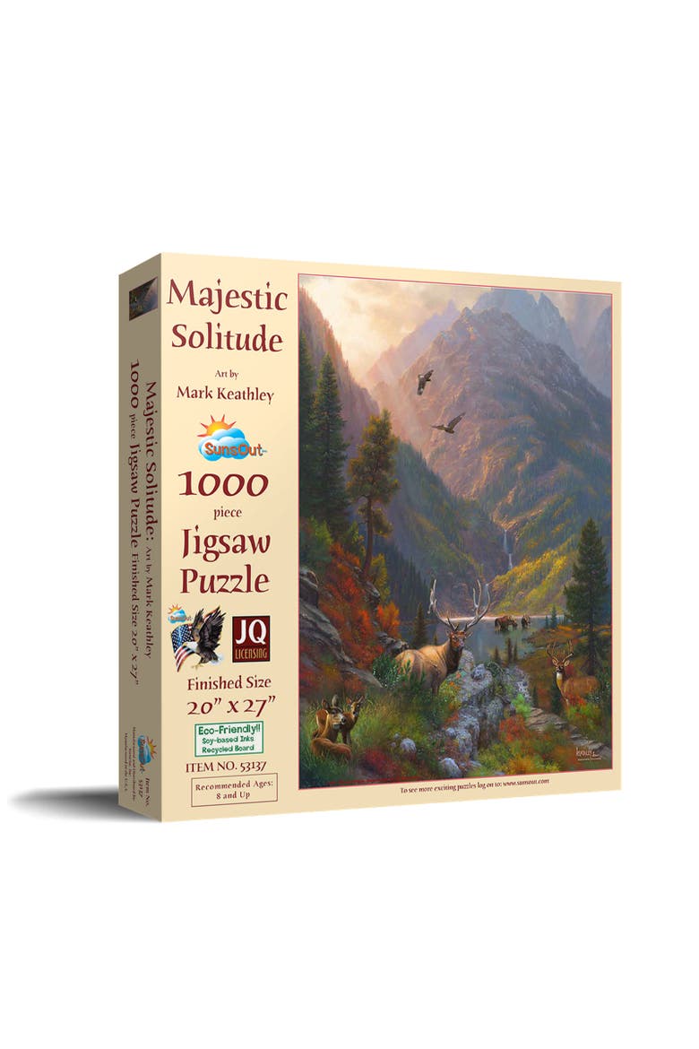 Majestic Solitude 1000 piece Jigsaw Puzzle for Adults, Main, color, Multicolor