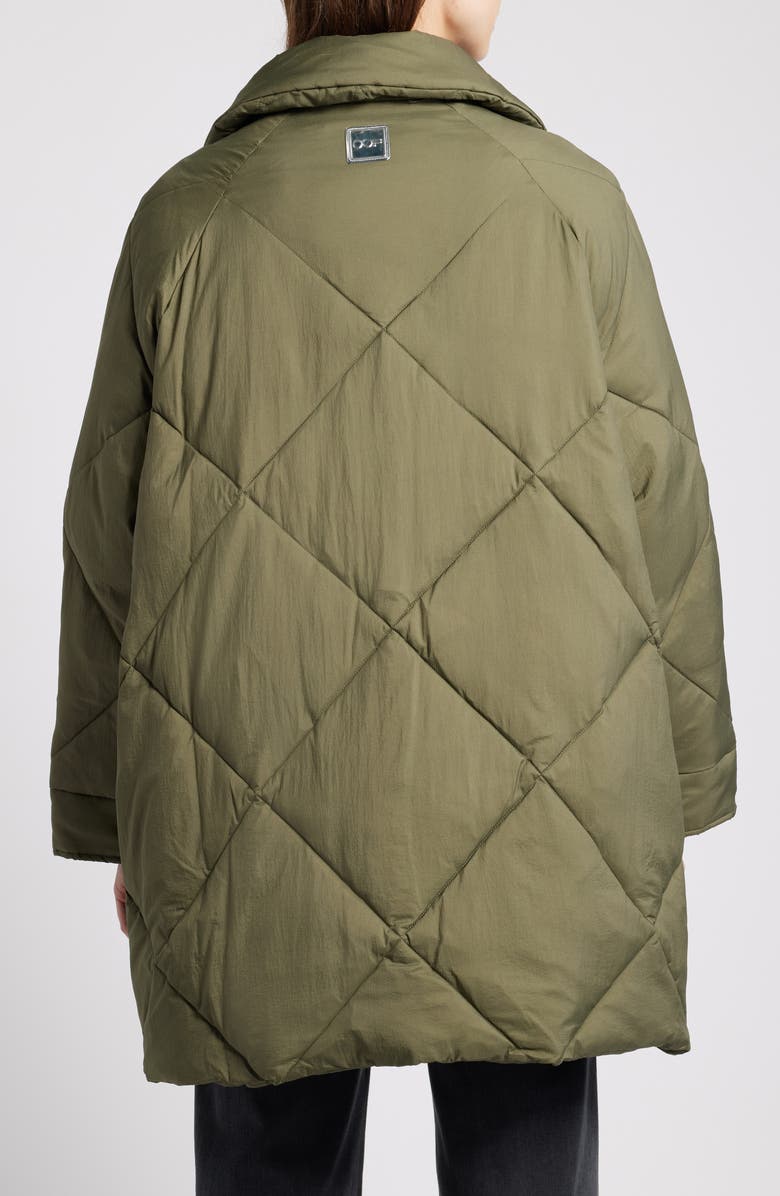 OOF WEAR Memory Nylon Water Repellent Quilted Jacket, Alternate, color, Military Green