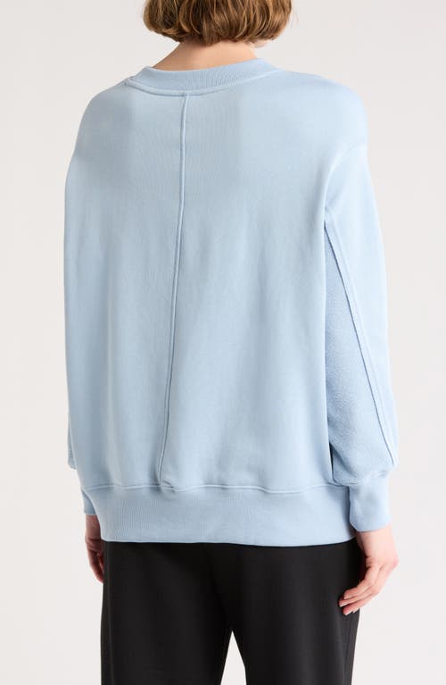Shop Balance Collection Natalie Sweatshirt In Blue Fog