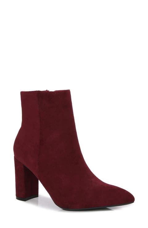 Sara Block Heel Bootie (Women)
