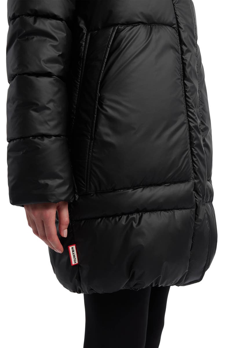 Hunter Faux Fur Lined Marshmallow Puffer Jacket, Alternate, color, 