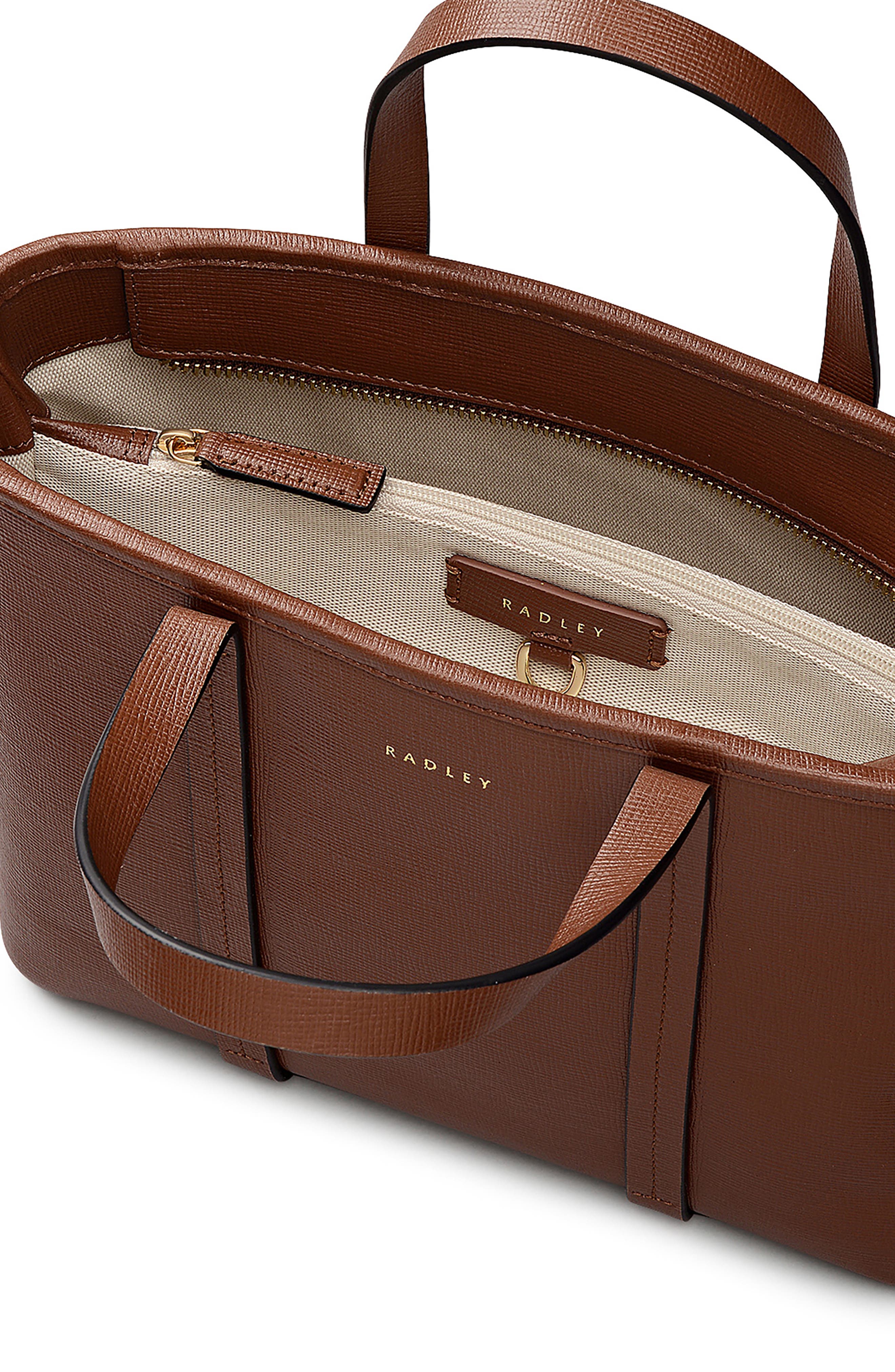 Radley Templeton Place Saffiano Leather Small Tote Bag, Alternate, color, 