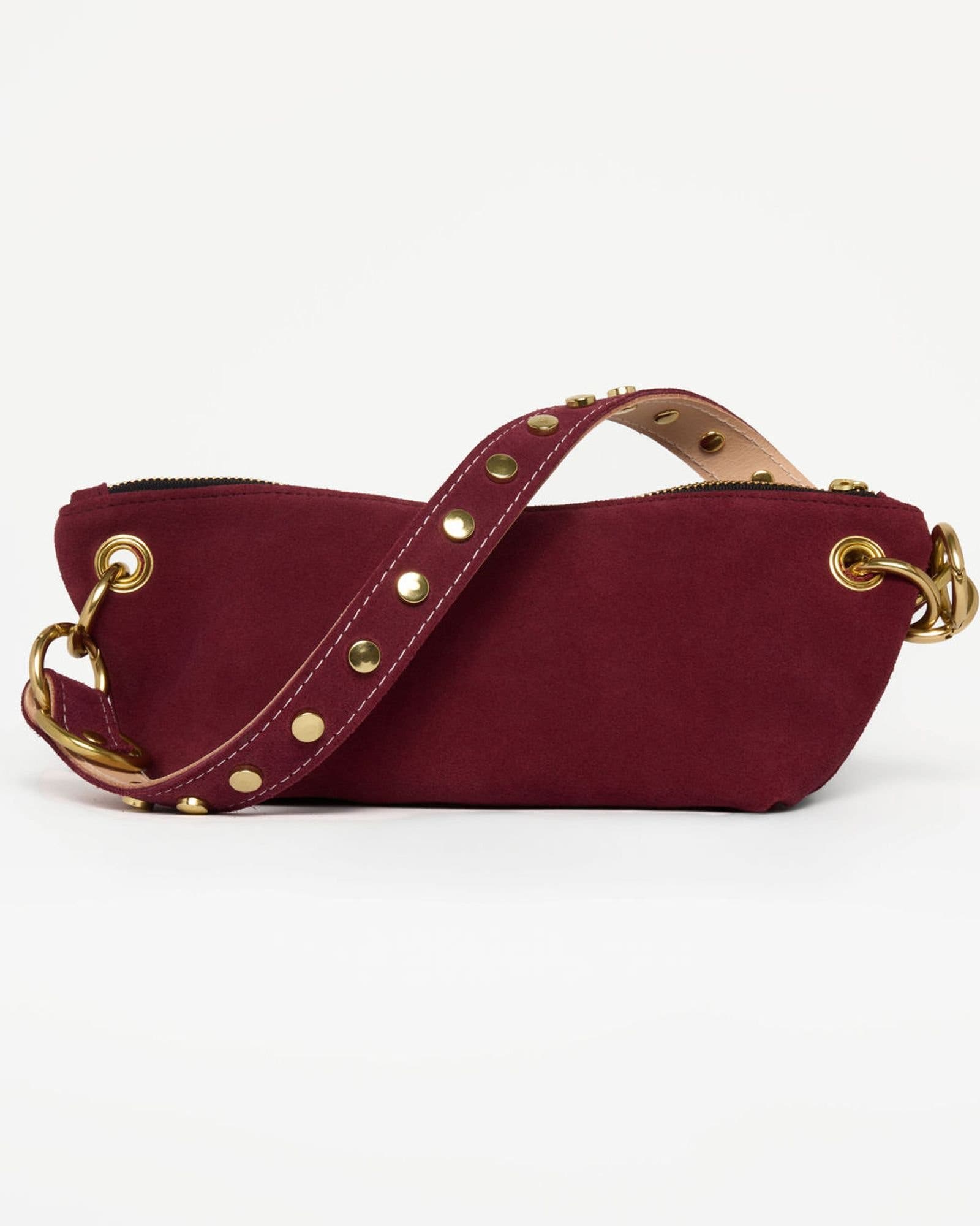 Suede Baby Blair, Alternate, color, Burgundy