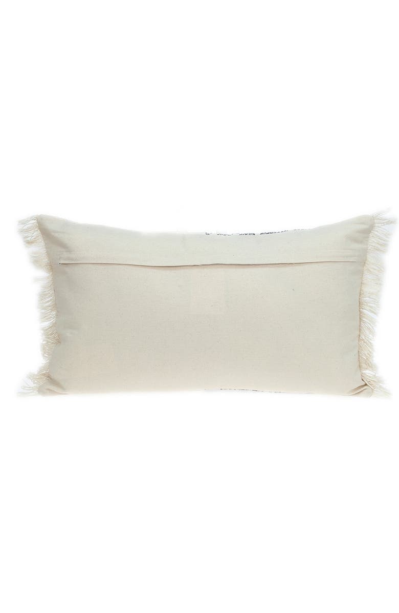 PARKLAND COLLECTION Bianca Transitional White Throw Pillow, Alternate, color, White