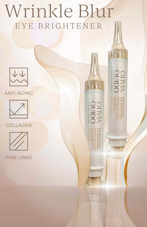 Olivia Quido Skincare Wrinkle Blur Eye Brightener In Transparent