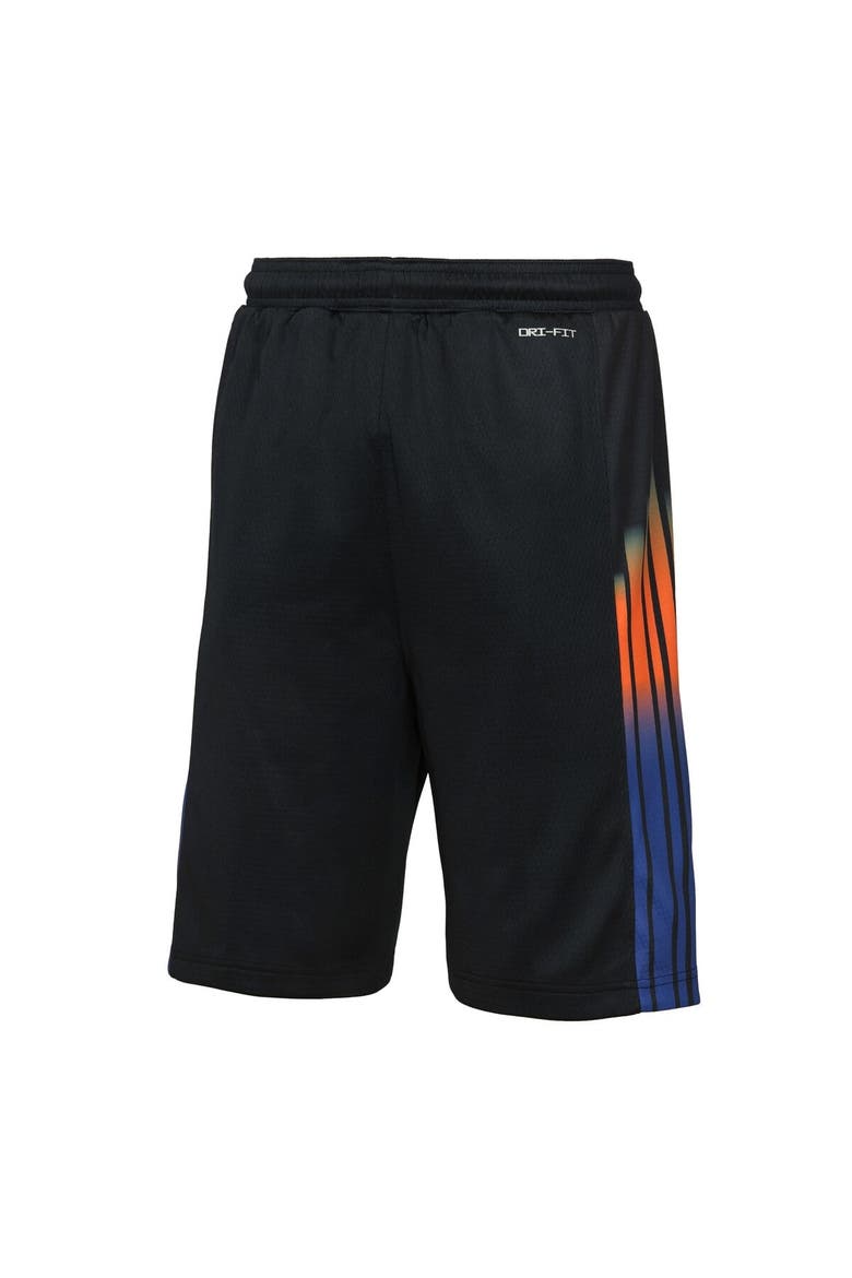 Youth Jordan Brand  Black New York Knicks Authentic Statement Edition Swingman Shorts, Alternate, color, Black