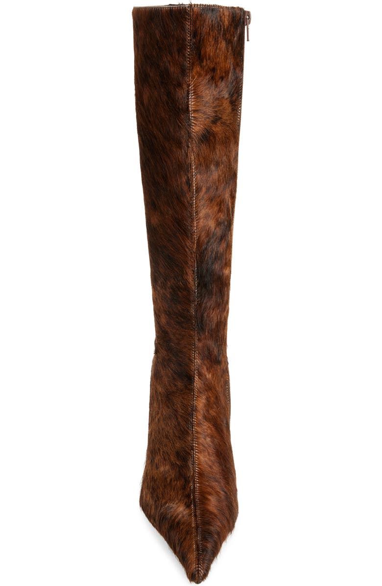 Jeffrey Campbell Proposal Pointed Toe Boot, Alternate, color, Black Brown Longhair