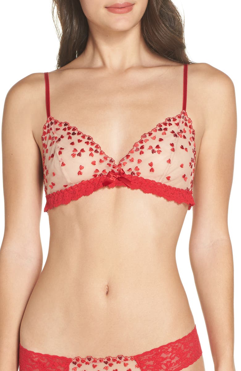 Hanky Panky Heartthrob Bralette, Main, color, 