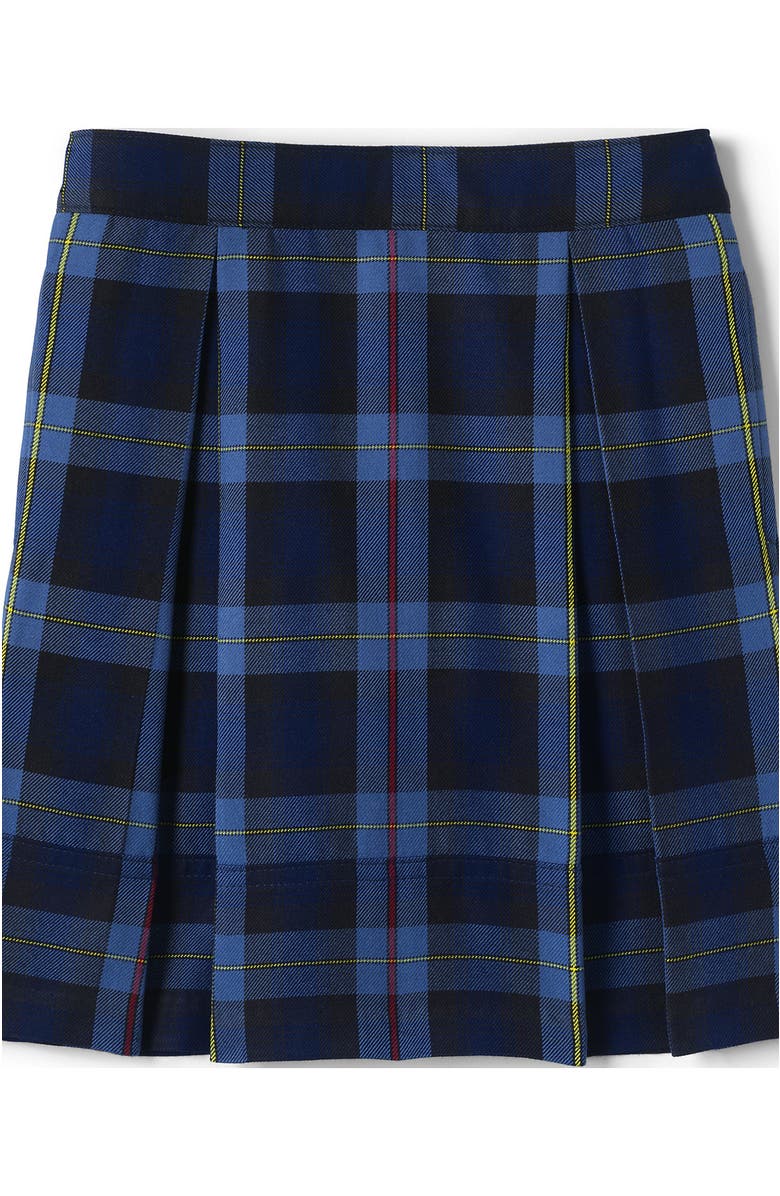 Lands' End Plaid Pleated Skort Top of Knee, Alternate, color, 
