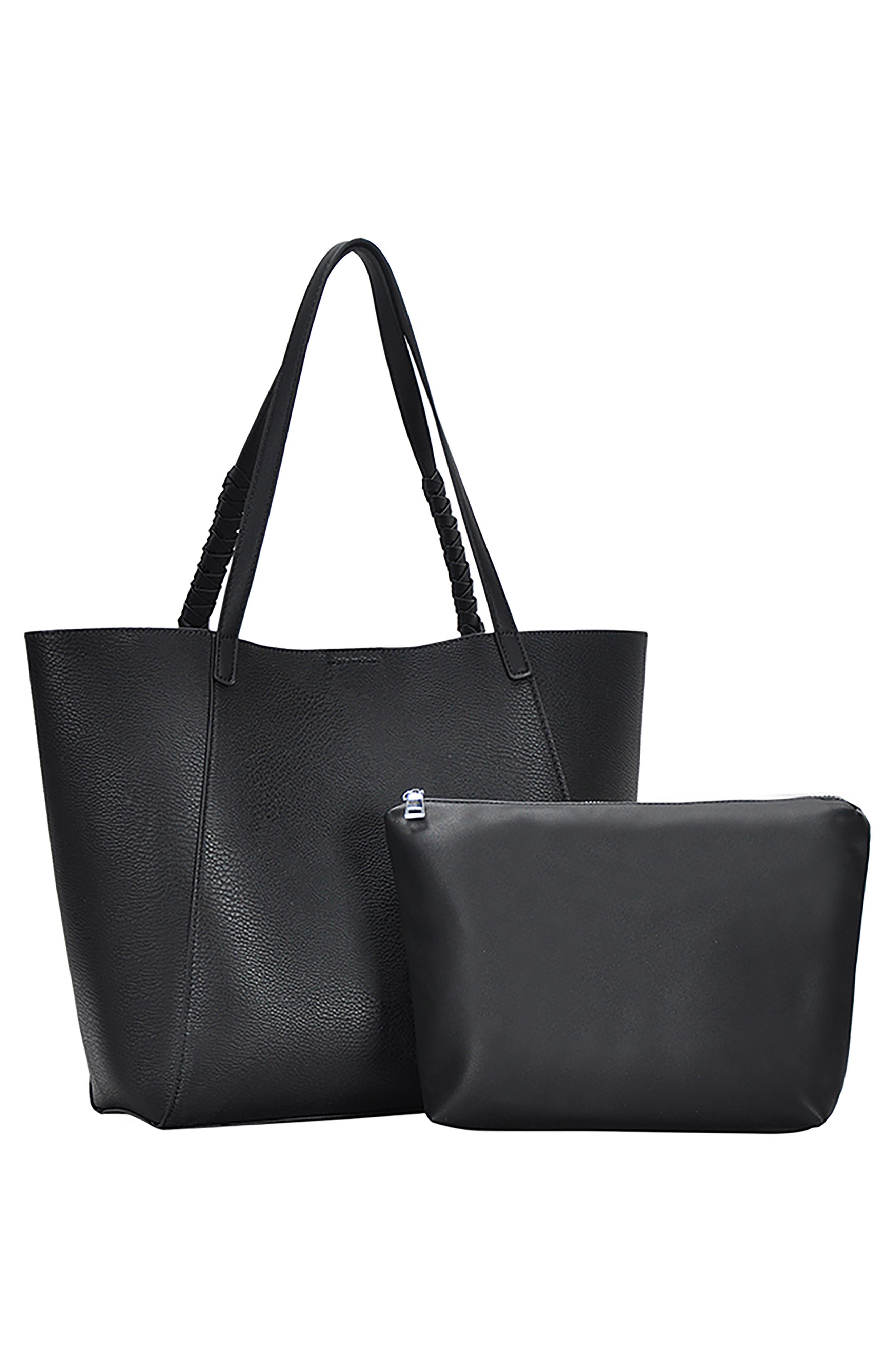 Antik Kraft Knotted Strap Faux Leather Tote, Alternate, color, 