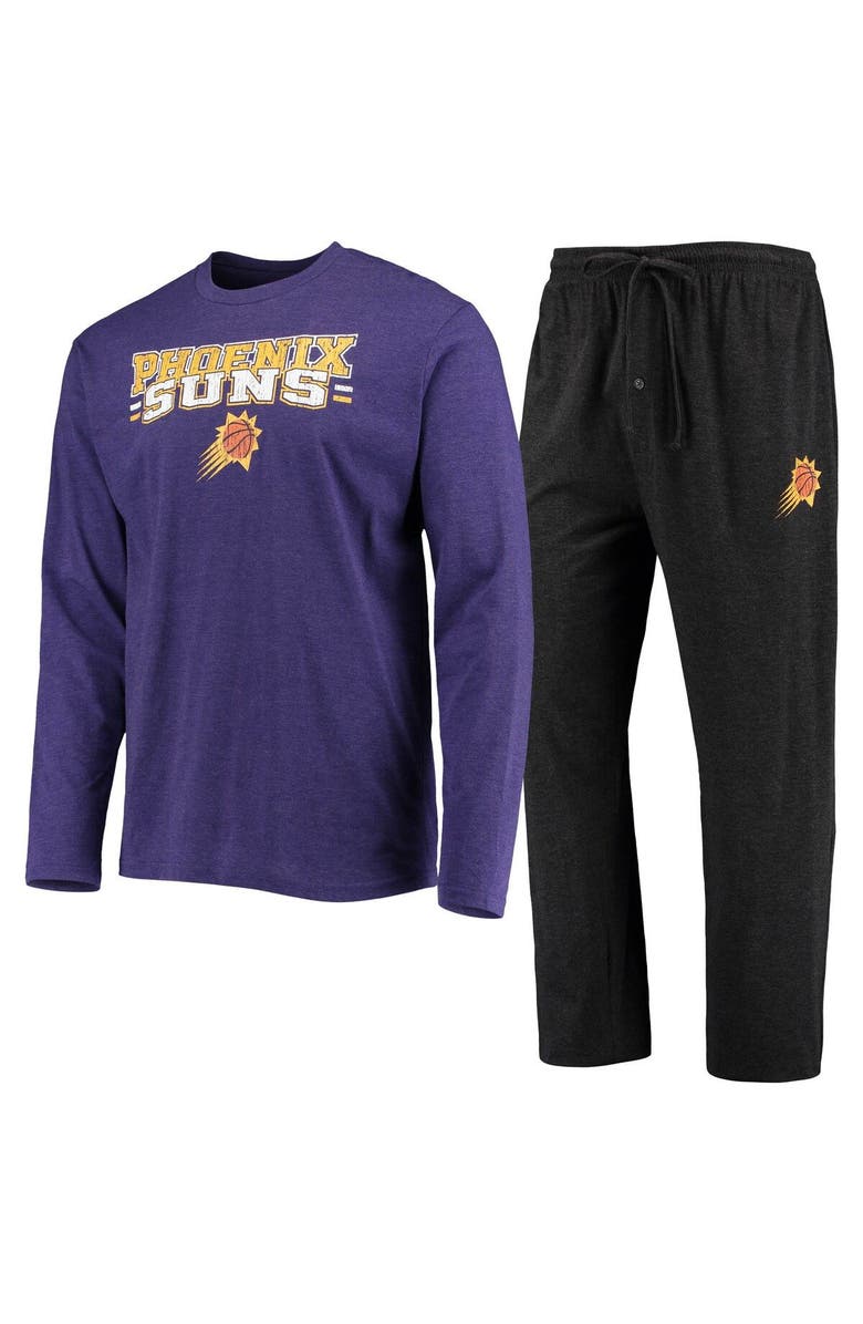 CONCEPTS SPORT Men's Concepts Sport Black/Purple Phoenix Suns Long Sleeve T-Shirt & Pants Sleep Set, Main, color, Purple