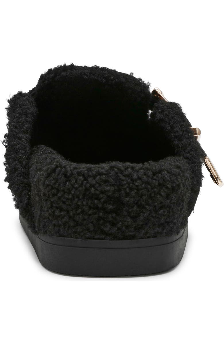 DV by Dolce Vita Anina Faux Shearling Lined Mule, Alternate, color, Black Faux Suede
