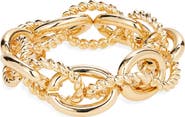 Nordstrom Mixed Link Stretch Bracelet