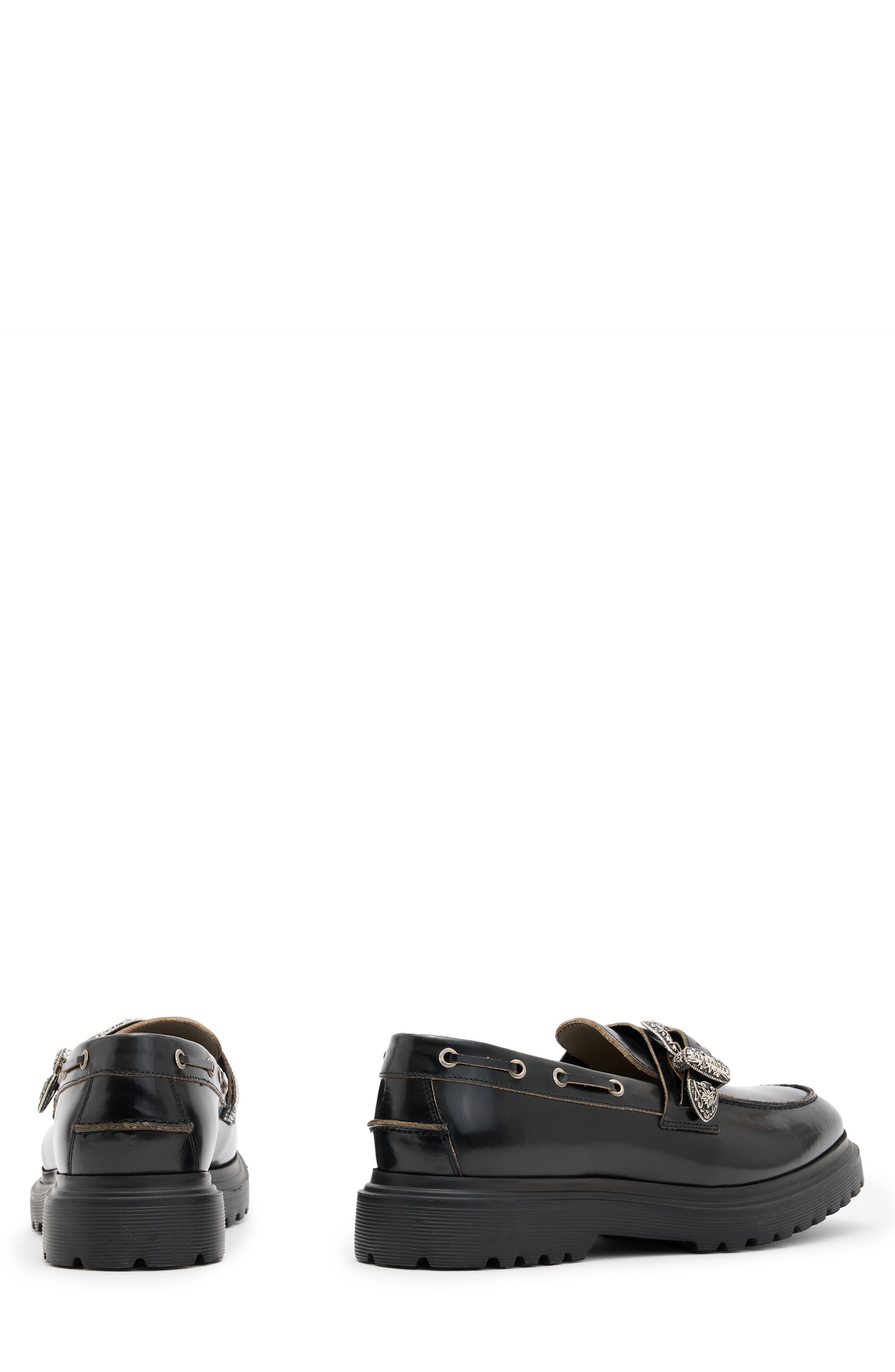 AllSaints Hanbury Lugged Buckle Loafer, Alternate, color, 