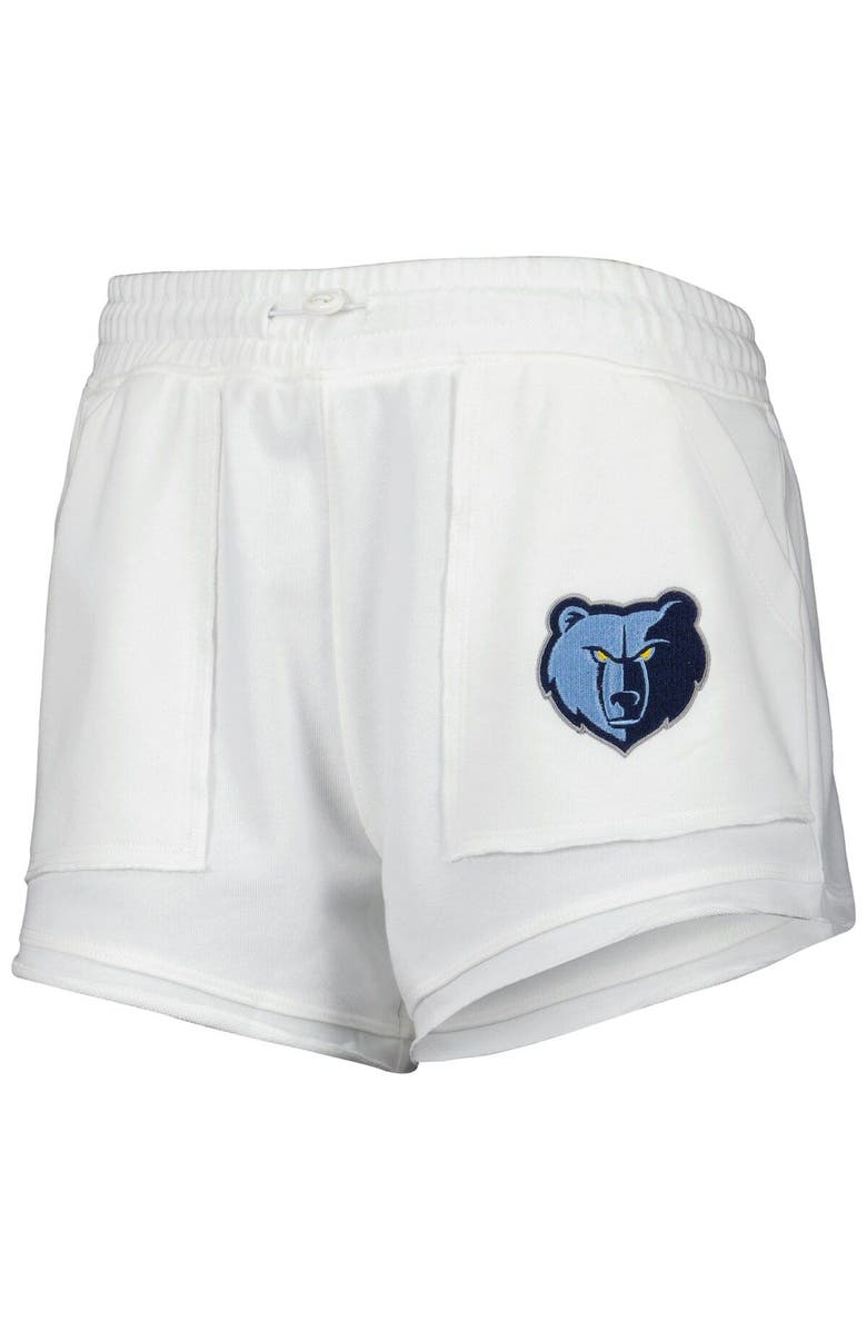 CONCEPTS SPORT Women's Concepts Sport White Memphis Grizzlies Sunray Shorts, Alternate, color, White