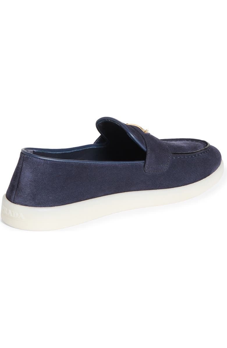 Prada Saint Tropez Loafer, Alternate, color, Bleu