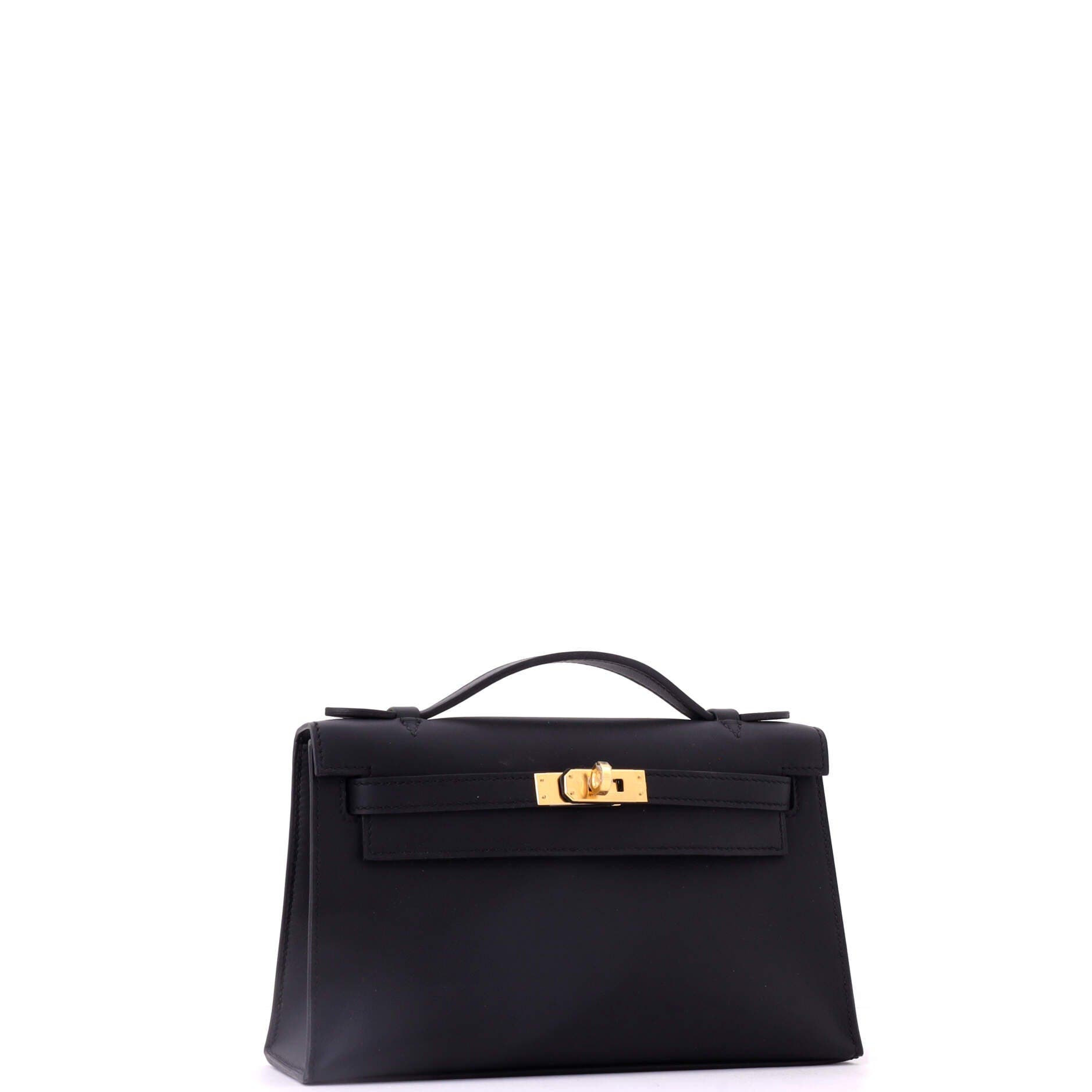 Kelly Pochette Swift, Alternate, color, Black