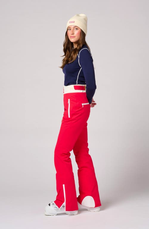 Jorde Palmer Insulated Ski Pant In Red