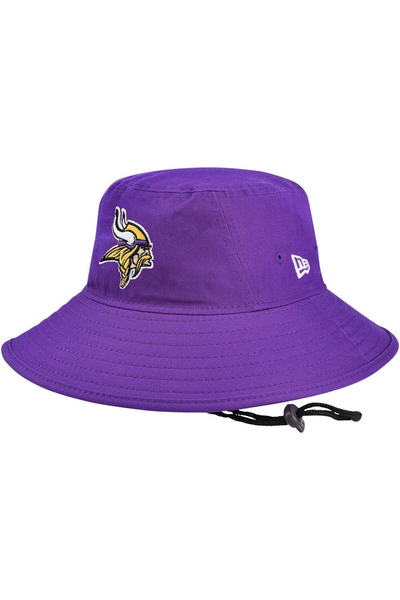 Men's New Era Purple Minnesota Vikings Main Bucket Hat, Main, color, Purple