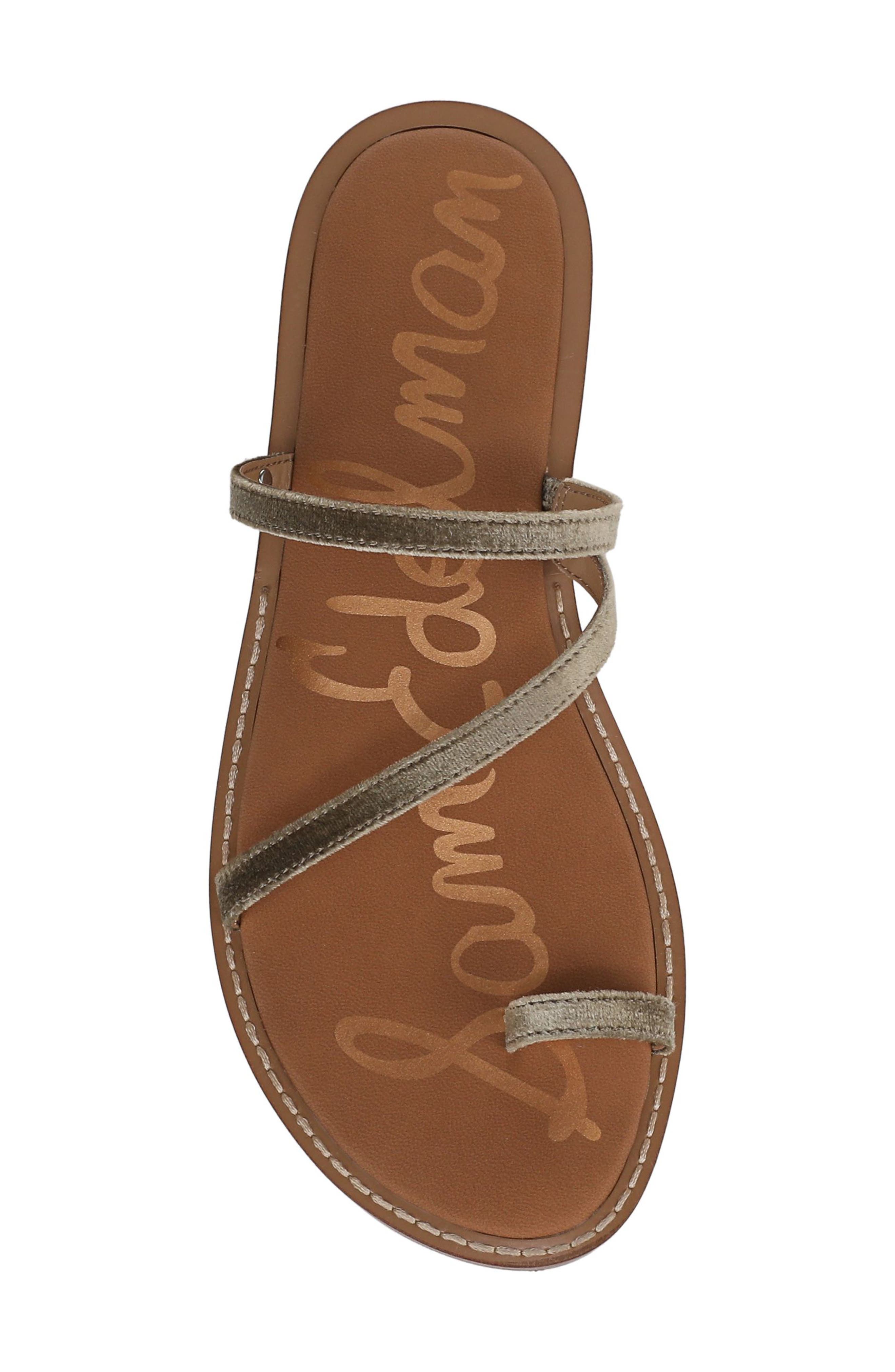 Sam Edelman Harlyn Toe Loop Slide Sandal, Alternate, color, Mushroom