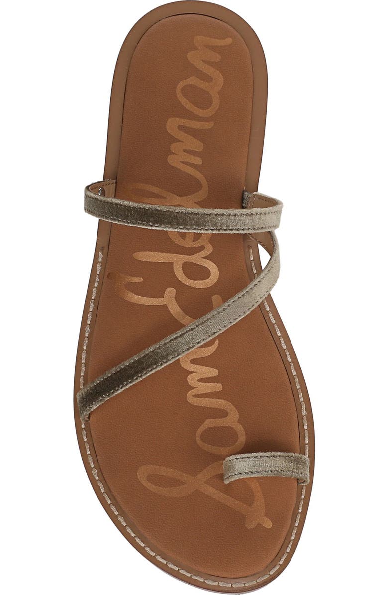 Sam Edelman Harlyn Toe Loop Slide Sandal, Alternate, color, Mushroom