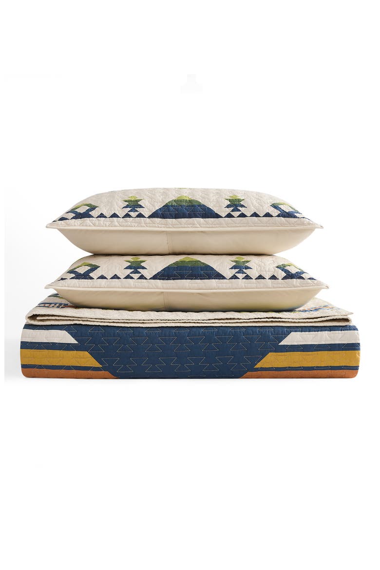 Creekside Coverlet & Pillow Shams Set, Alternate, color, TAN