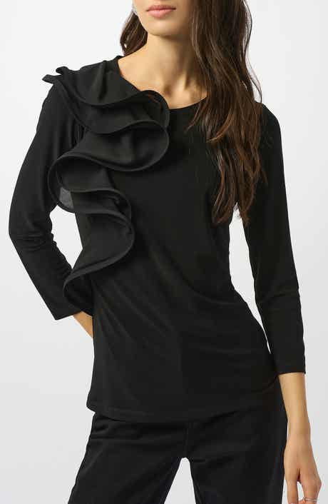 Ruffled Jersey Top